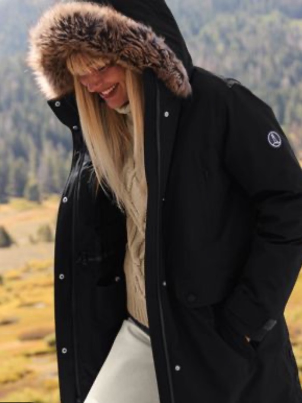 Lands' End Women's Expedition Down Waterproof Winter Parka 2X Black